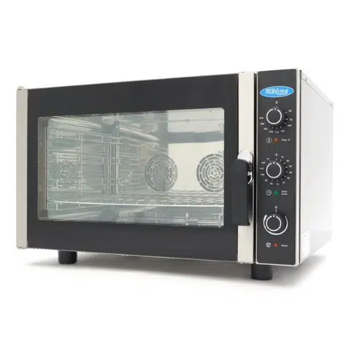 Gastro Combi Dampfofen - Passt 4 Tabletts - 1/1 GN / 60 x 40 cm - Analog - 400V - Maxima 08500205 - 08500205
