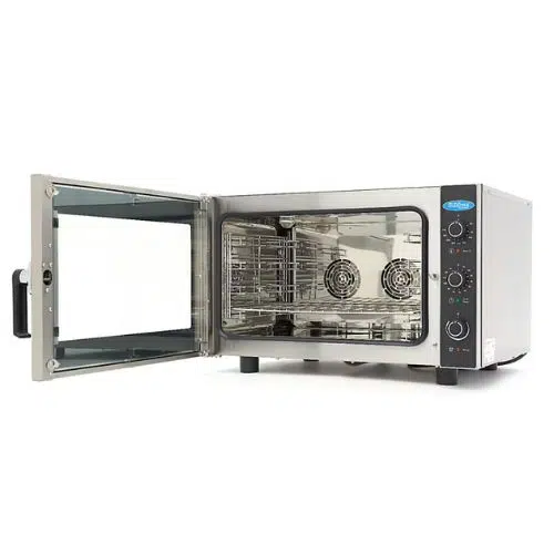 Gastro Combi Dampfofen - Passt 4 Tabletts - 1/1 GN / 60 x 40 cm - Analog - 400V - Maxima 08500205 - 08500205