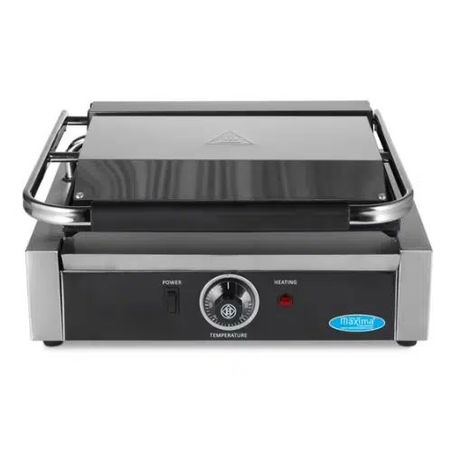 Gastro Kontaktgrill - Gerillt - Einzelgrillplatte - 33.5 cm - Maxima 09300436 - 09300436