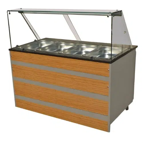 Combisteel Warmhaltebuffet - GN 4x 1/1 - B1400xT800xH850/1350mm - 7077.0120 - 7077.0120