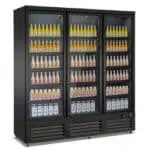 Combisteel Kühlschrank mit 3 Glastüren 1173 Liter | B1680xT600xH1980mm - 7526.0015 - 7526.0015
