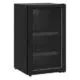 Combisteel Kühlschrank tischmodel glastür 136 liter - schwarz - 7464.0015 - 7464.0015