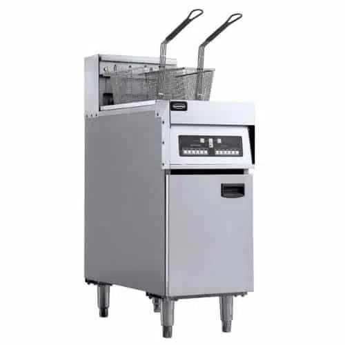 Fritteuse mit Schrank 2X 12,5 Liter | 400V-18KW | B400xD800xH1180mm | CombiSteel 7509.0010 - 7509.0010