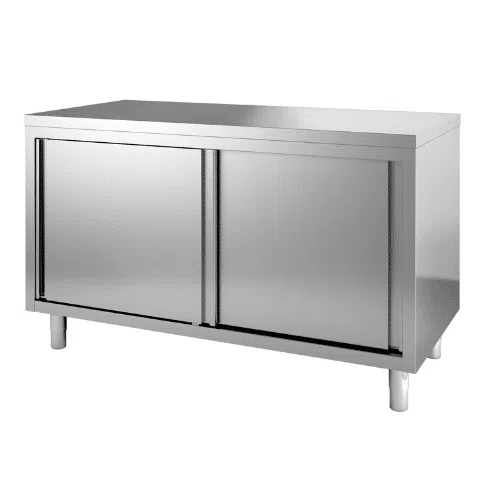 Arbeitstisch schiebetüren 1100 600 | Combisteel 7812.0091 - 7812.0091
