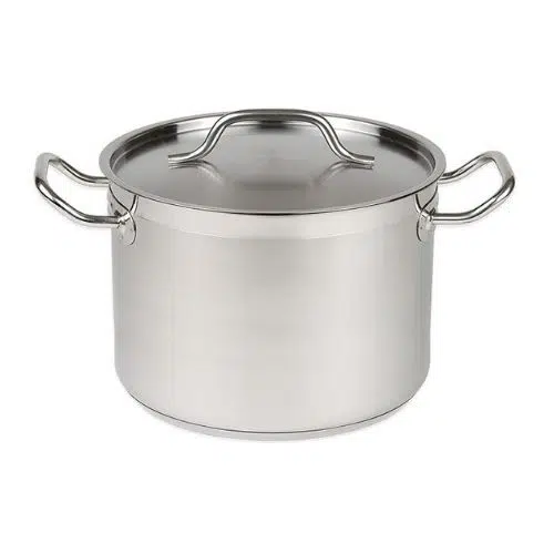 Gemüsetopf medium edelstahl + deckel ø28 10 liter | Combisteel 7501.0050 - 7501.0050