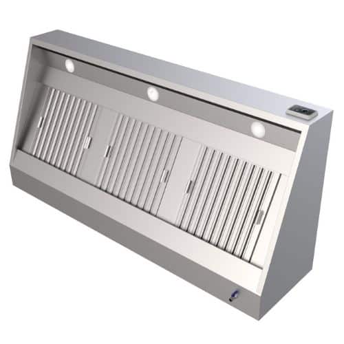 Combisteel Wandhauben B1200xD950xH400mm - 7333.0605 - 7333.0605
