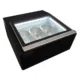 Tischmodell Speiseeisvitrine schwarz, öffnet auf der Bedienseite | Combisteel 7292.0010 - 7292.0010