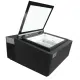 Tischmodell Speiseeisvitrine schwarz, öffnet auf der Kundenseite | Combisteel 7292.0020 - 7292.0020