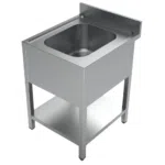 700 Spültafel Bodemschap 1 Midden 600 | Combisteel 7333.0810 - 7333.0810