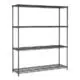 Gastro Wandbretter 4 levels 1500 - schwarz selbstmontage - 7530.0035 - 7530.0035