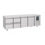 Combisteel 700 kühltisch 2 türen 4 schubladen ENERGY LINE - 7489.5535 - 7489.5535