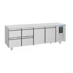 Combisteel 700 kühltisch 2 türen 4 schubladen ENERGY LINE - 7489.5535 - 7489.5535
