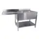 Spültisch grundboden spülmaschine - SELBSTMONTAGE 2 RECHTS 1600x700 mm - Combisteel 7333.1425 - 7333.1425