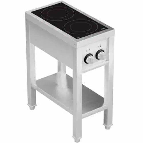 Induktionsherd 2 Zonen mit offenem Unterbau | Combisteel 7505.0030 - 7505.0030