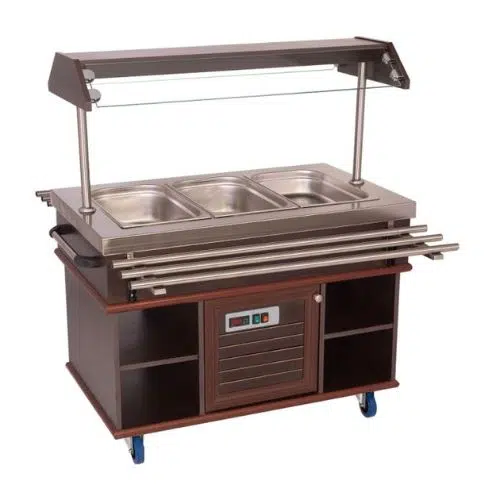 Heißes büffet 3x 1/1 GN | Combisteel 7078.0025 - 7078.0025