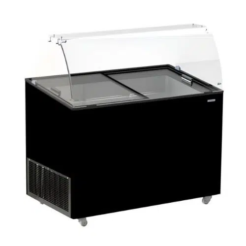 Speiseeisvitrine Java schwarz 8x5 Liter | Combisteel 7472.0129 - 7472.0129