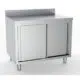 Arbeitstisch schiebetüren aufkantung 1800x600 mm - Combisteel 7333.0232 - 7333.0232