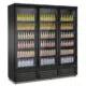 Tiefkühlschrank 3 glastüren schwarz CEB-1600F BL - Combisteel 7526.0130 - 7526.0130