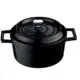 Lava gusseisen casserole Ø32 SCHWARZ - Combisteel 7013.2915 - 7013.2915