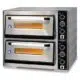 Combisteel Elektrisch pizzaöfen doppelt 2 x 4 - 30 cm - 7491.1020 - 7491.1020