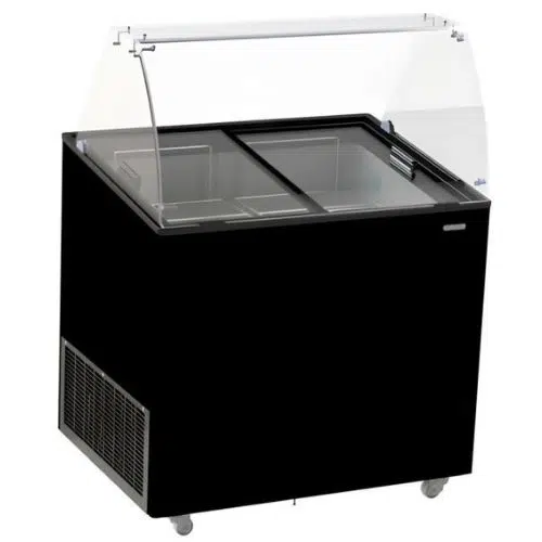 Speiseeisvitrine Corsica schwarz 6x5 liter - Combisteel 7472.0124 - 7472.0124