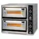 Combisteel Elektrisch Pizzaöfen doppelt 2 x 6 - 7491.1035 - 7491.1035