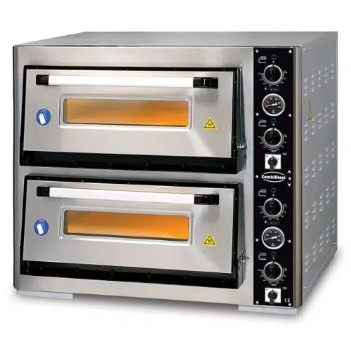 Combisteel Elektrisch Pizzaöfen doppelt 2 x 6 - 7491.1035 - 7491.1035