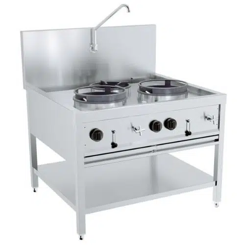 Gastro Gas Woktisch 2X17 kW + 1X9 kW - Combisteel 7178.1205 - 7178.1205