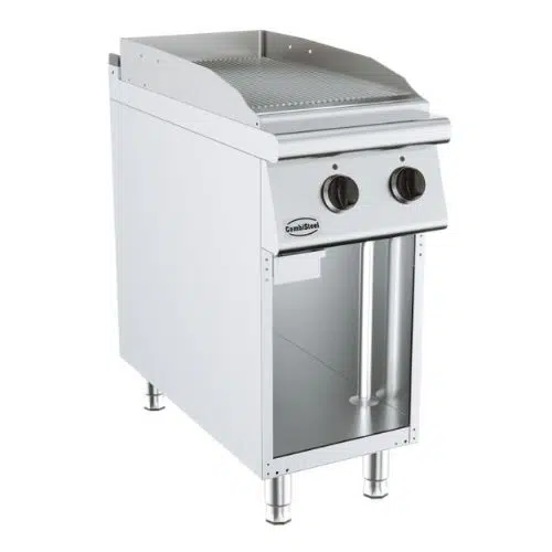 Grillplatte Gerillt 400V - 6 kW -Base 900 El. - Combisteel 7178.3170 - 7178.3170