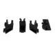 Combisteel Set 4 clips schwarz für 7487.0170-0175-0180 alte serie - 7487.0184 - 7487.0184