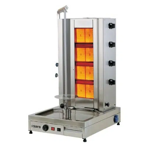 Gas Döner 4 brenner / Gyrosgrill | Modell Tilla 4 | SARO 126-1705 - 126-1705