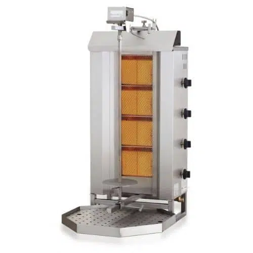 Gyros gasgrill motor 4 brenner | Combisteel 7049.0010 - 7049.0010