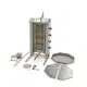 Gastro Dönergrill - 4 Brenner - 50 kg Fleisch - Gas - Maxima 09370230 - 09370230