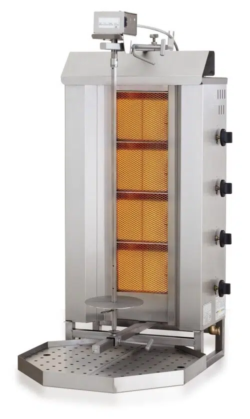 GYROS GRILL GAS MOTOR ON TOP 4 HEATING ZONES - 7049.0010