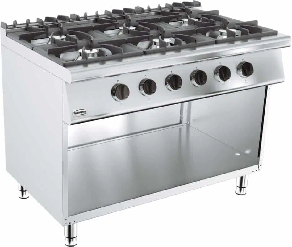 Base 700 Gaskooktafel 6 Br. | Combisteel 7178.0410 - 7178.0410