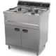 Combisteel Elektro Fritteuse - 2x12 liter - 2x9 kW - B800xT700xH850mm - 7455.0965 - 7455.0965