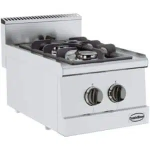 Combisteel Gastro Gasherd - 2 brenner - 2 x3.25 kW - Base 600 - 7178.0005 - 7178.0005