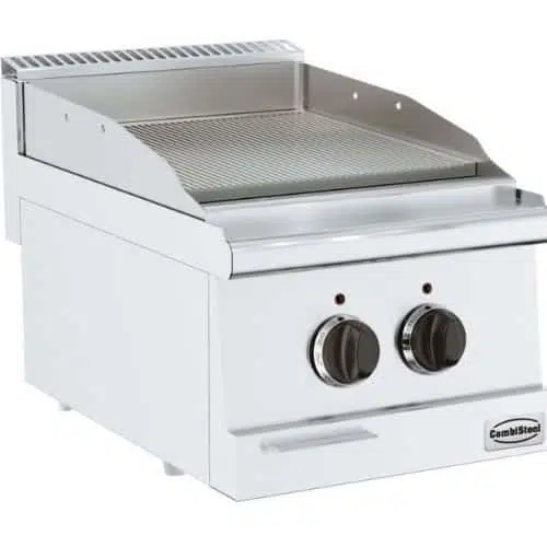 Grillplatte Elektrisch 3.6 kW - Gerillt - BASE 600 - Combisteel 7178.0045 - 7178.0045