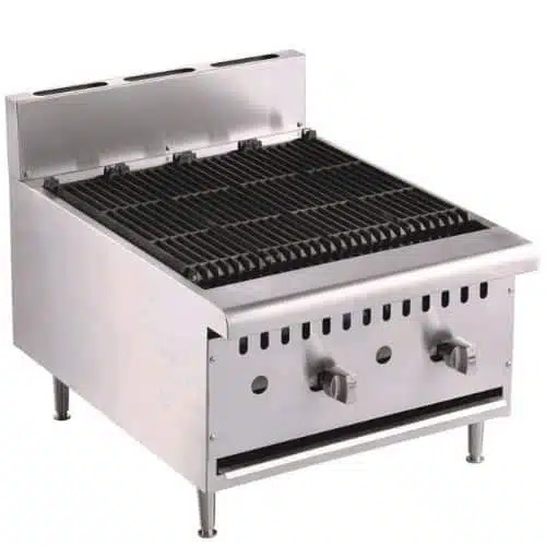 Gas grill 2 Brenner 18 kW - Combisteel 7455.0910 - 7455.0910
