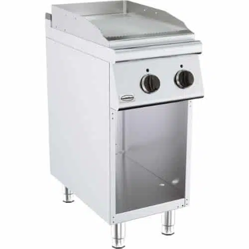 Elektrisch Grillplatte gerillt Base 700 | Combisteel 7178.0465 - 7178.0465