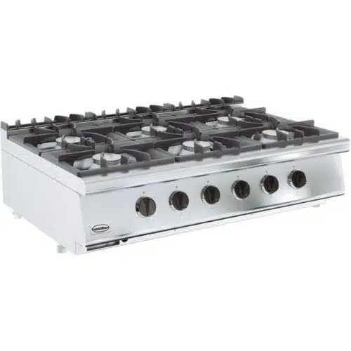 Gasherd 6 Brenner, Tafelmodel Base 700 | Combisteel 7178.0210 - 7178.0210