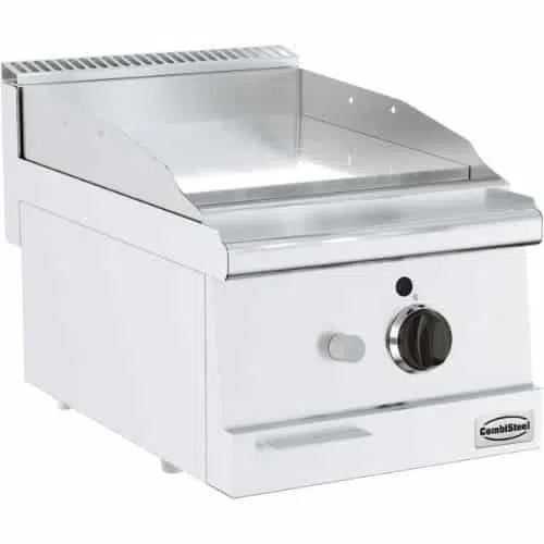 Tischgerät 600 Gasbakplaat mit Chromoberfläche | Combisteel 7178.0055 - 7178.0055