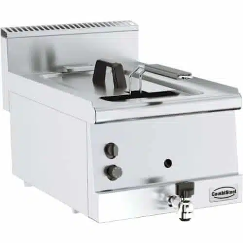 Combisteel Gas friteuse Tischgerät 8 liter - 6 kW - B400xT600xH300 mm - 7178.0080 - 7178.0080