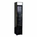 CombiSteel Kühlschrank glastür schmall schwarz - 105 liter - 7455.1384 - 7455.1384