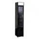 CombiSteel Kühlschrank glastür schmall schwarz - 105 liter - 7455.1384 - 7455.1384