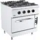 Combisteel Gastro Gasherd 4 br. mit gasbackofen - BASE 700 - 7178.0415 - 7178.0415
