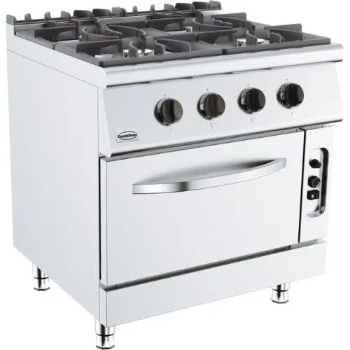 Combisteel Gastro Gasherd 4 br. mit gasbackofen - BASE 700 - 7178.0415 - 7178.0415