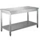 Edelstahltisch ohne Unterplatte – B 1600 x T 600 mm | SARO 600-1030 - 600-1030