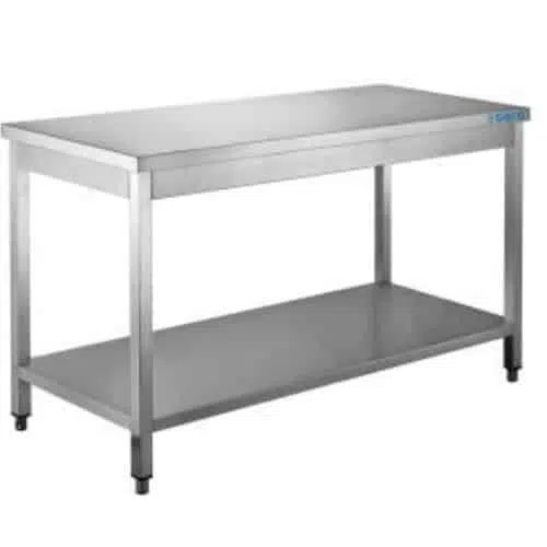 Edelstahltisch ohne Unterplatte – B 1600 x T 600 mm | SARO 600-1030 - 600-1030