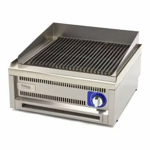 Gastro Holzkohlengrill - Doppeleinheit - 60 cm Tief - Gas - Maxima 09391570 - 09391570